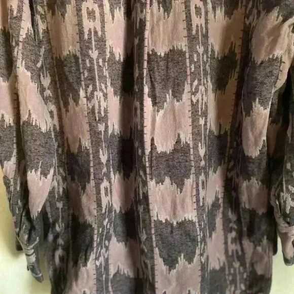 Free People We The Free Izzie Cargo Jacquard Purple Shacket Chore Jacket Size M - Picture 13 of 14